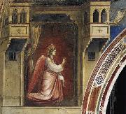 The Angel Gabriel Sent by God GIOTTO di Bondone